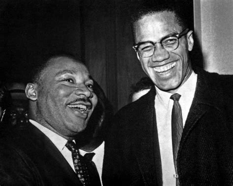 Dr. Martin Luther King Jr. and Malcolm X — the only time they met, 1964